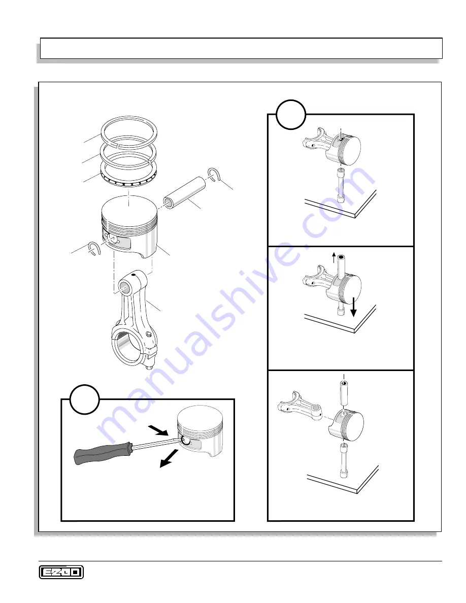 E-Z-GO 295cc Shop Rebuild Manual Download Page 28