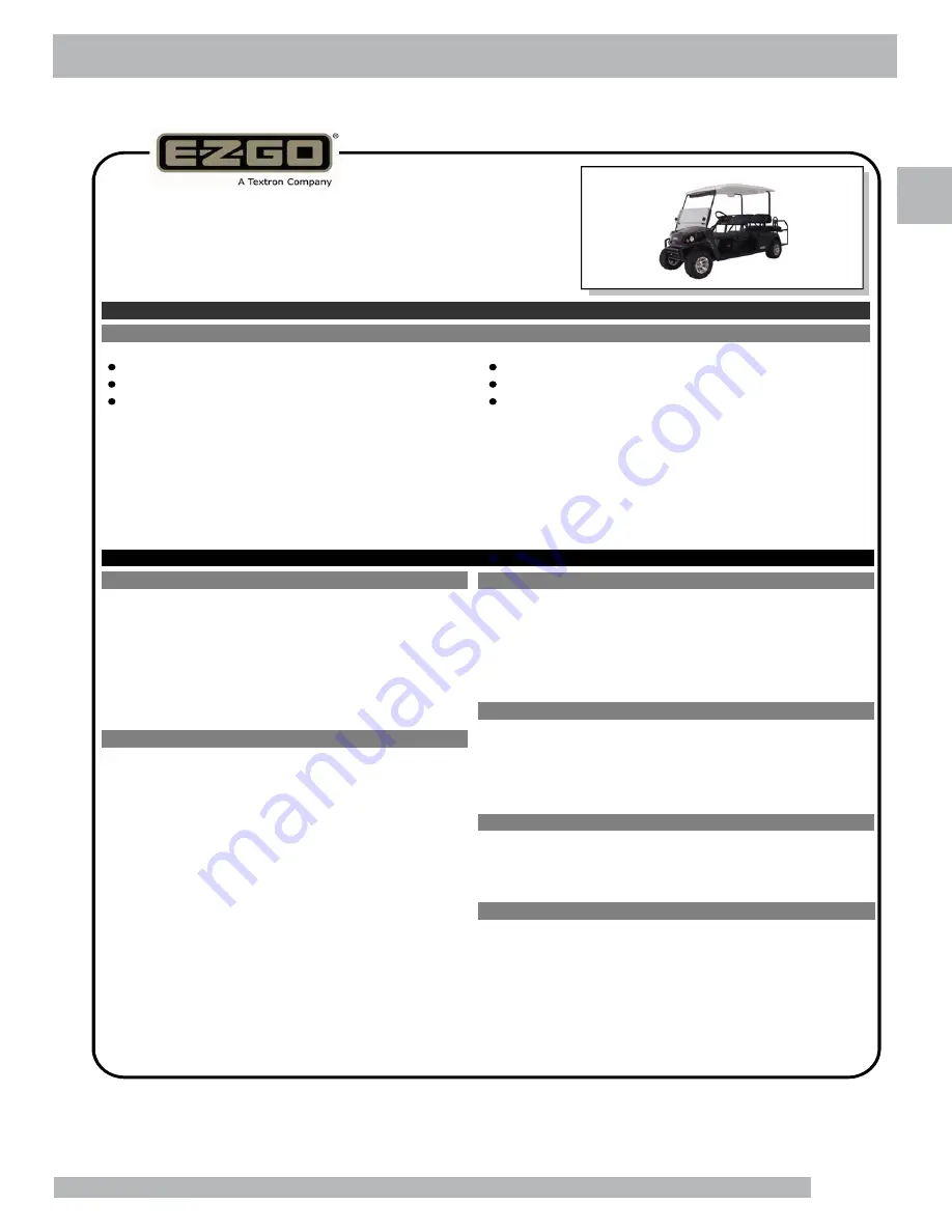 E-Z-GO Express L6 - Gas Owner'S Manual Download Page 21