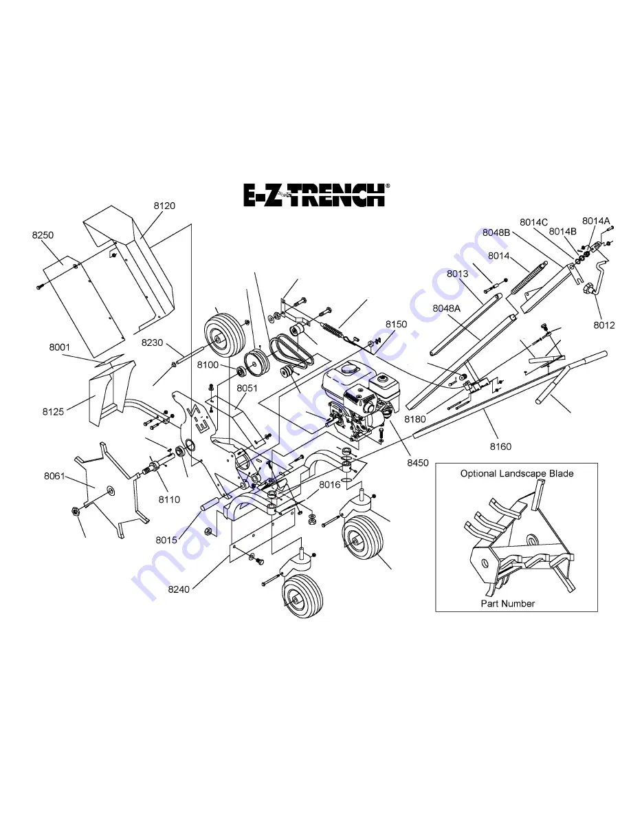 E-Z Trench Bedscaper EZ-8000 Скачать руководство пользователя страница 3