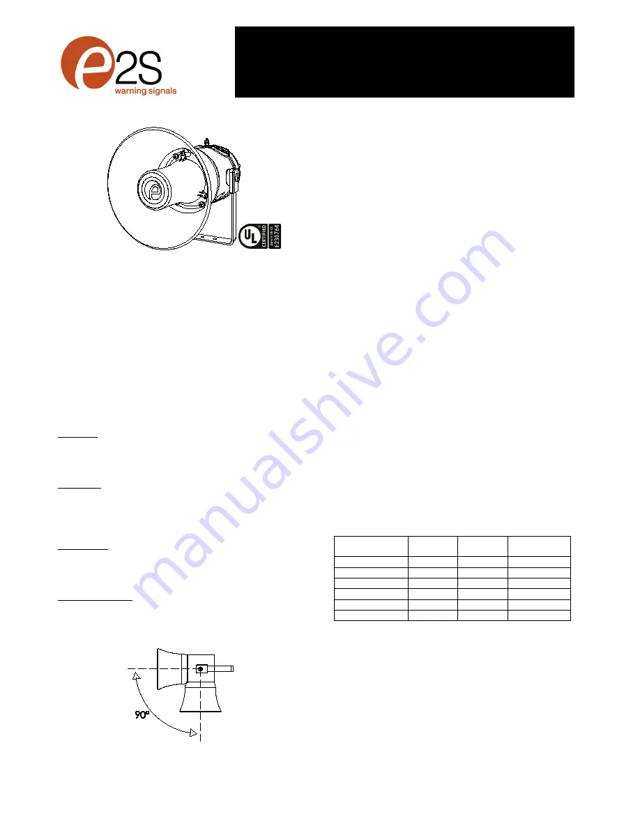 E2S D1xL1-V070-D Instruction And Service Manual Download Page 1