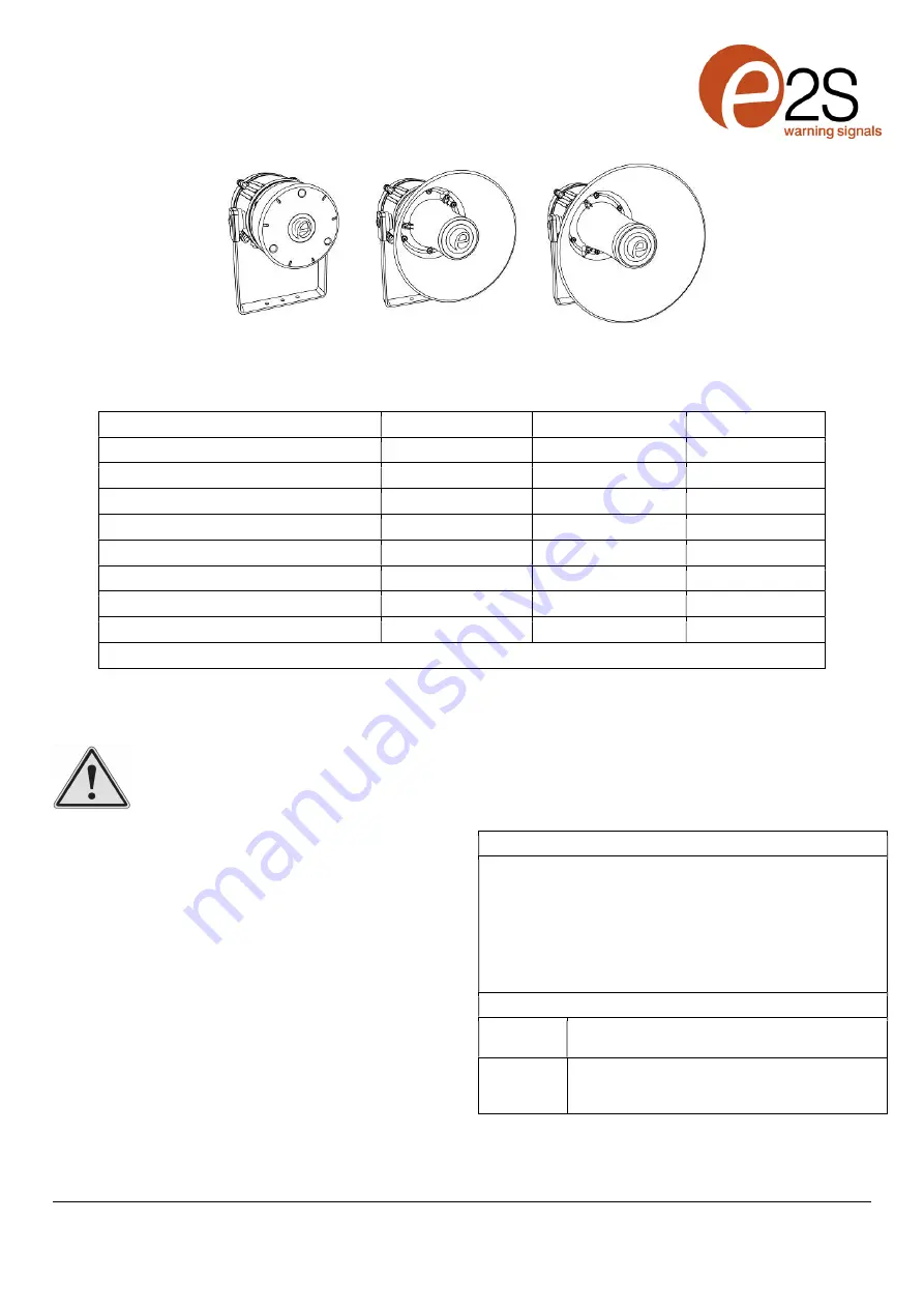 E2S E2xL15R Instruction Manual Download Page 1