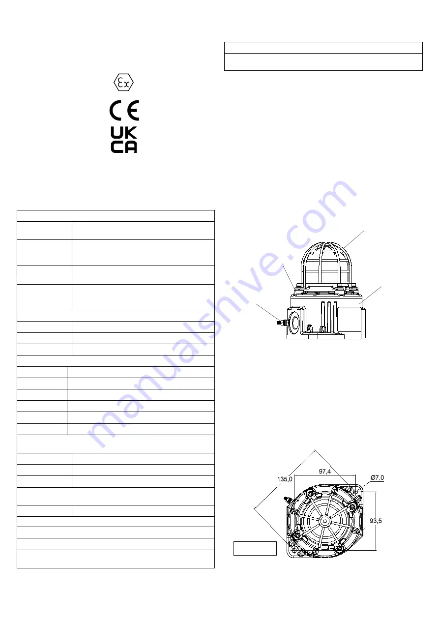 E2S GNExB1X05 Instruction Manual Download Page 2