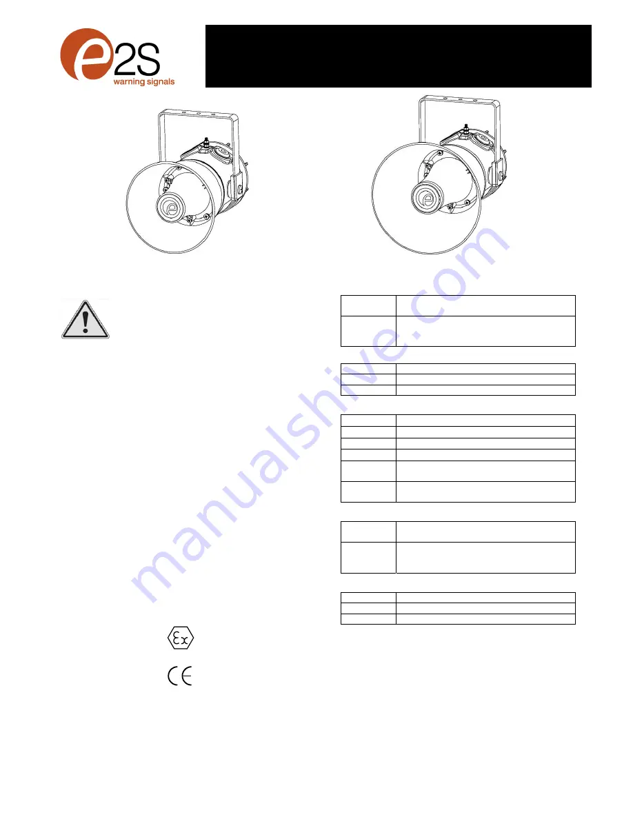 E2S STExL1R008 Instruction Manual Download Page 1