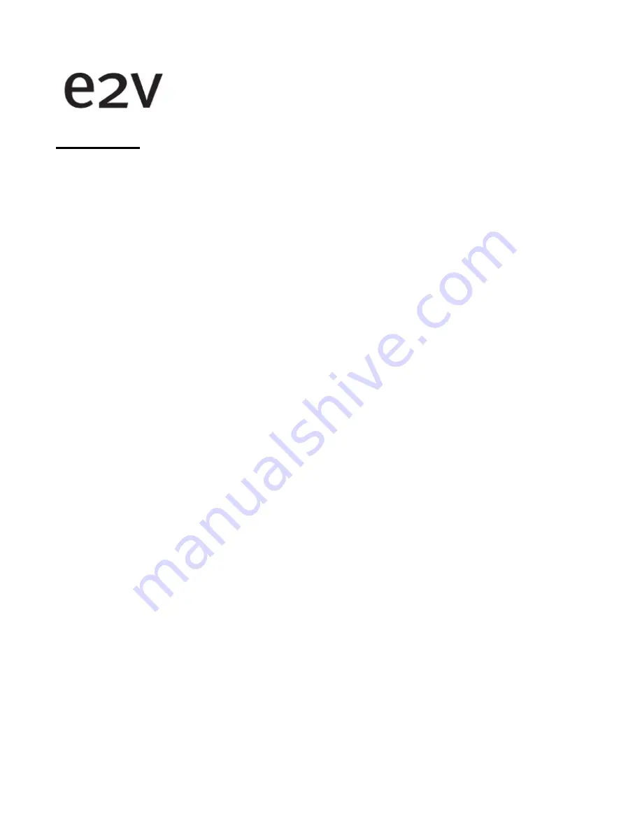 e2v ELiiXA UC4 User Manual Download Page 2