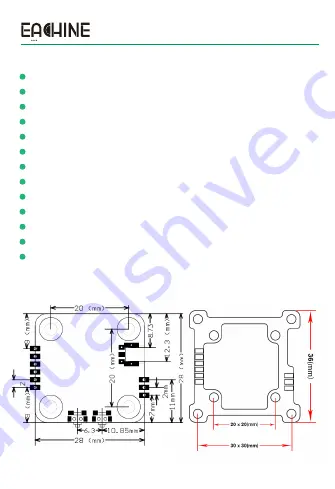 Eachine TXC23 VTX Instruction Manual Download Page 1