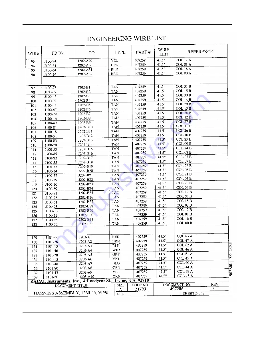 Eads Racal Instruments 1260-45 Manual Download Page 43