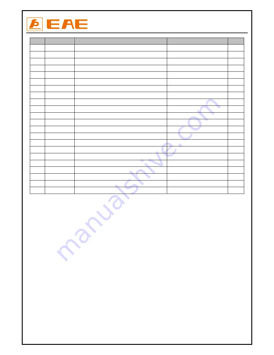 EAE EE-6435V2.B.PD Installation, Operation, And Parts Manual Download Page 34