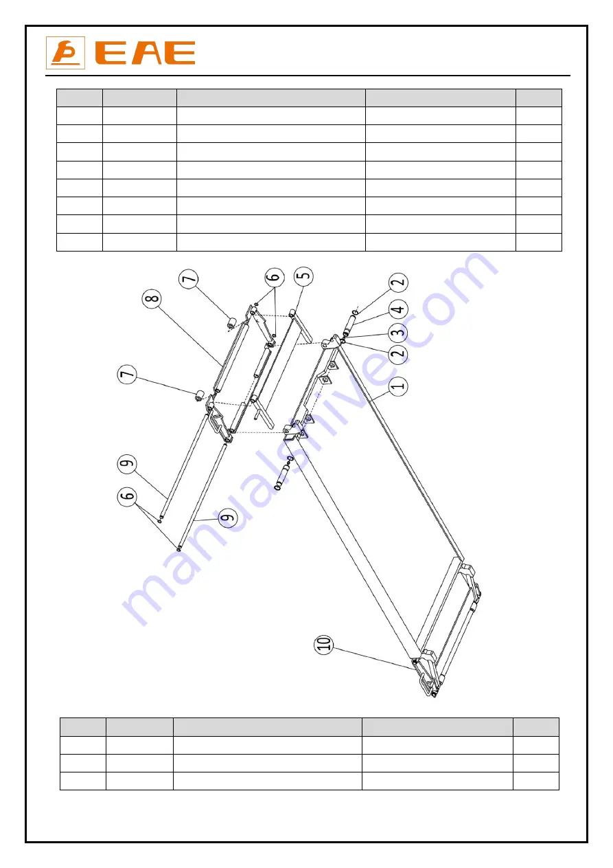 EAE EE-6501 Installation, Operation, And Parts Manual Download Page 39