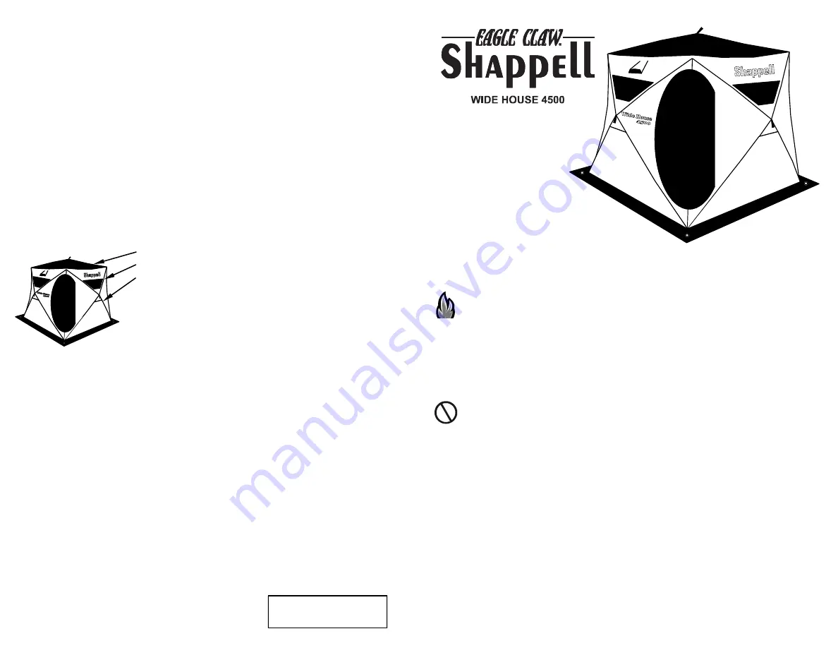 EAGLE CLAW Shappell WIDE HOUSE 4500 Скачать руководство пользователя страница 1