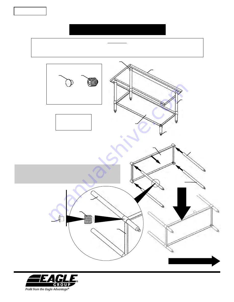 Eagle Group T2460SEB Assembly Instructions Download Page 1