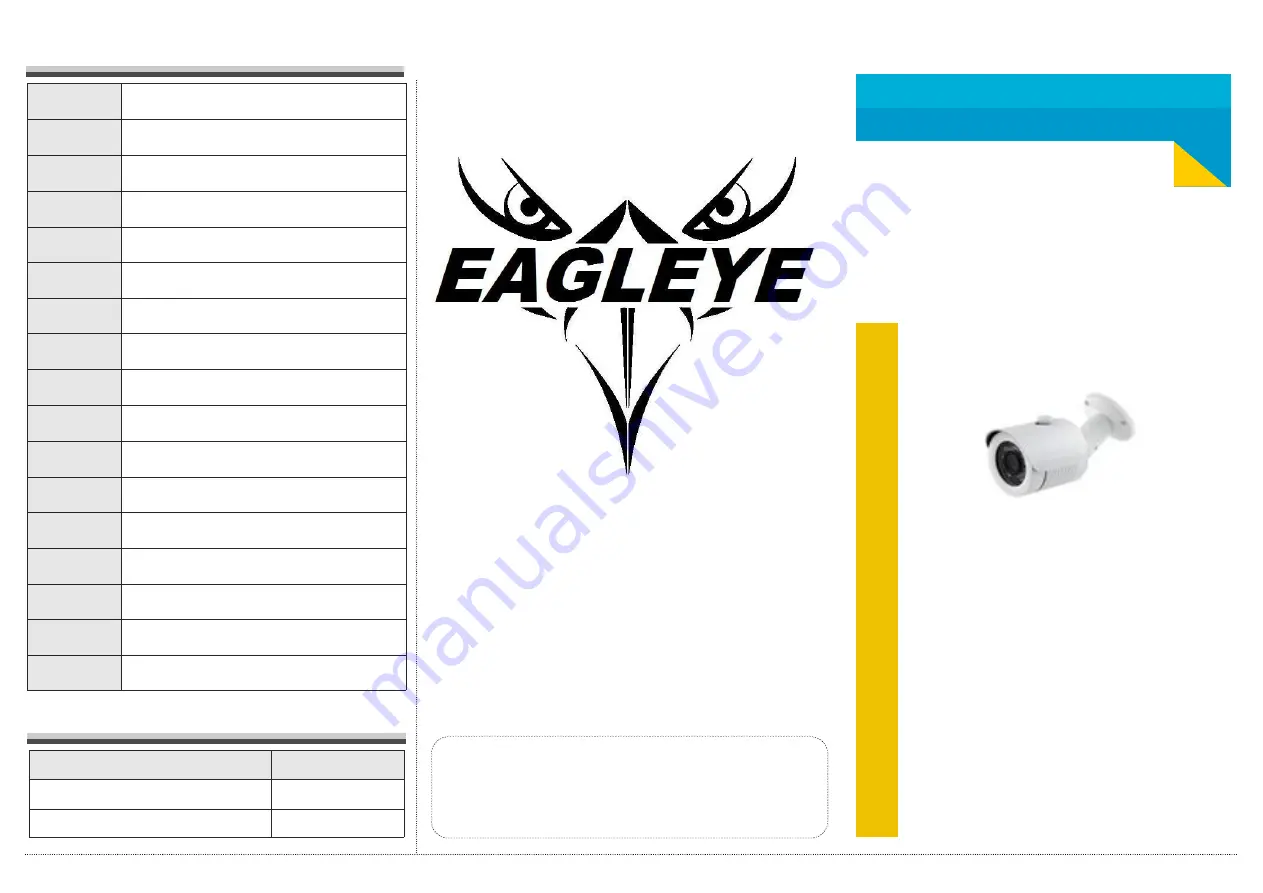 Eagleye IS-CV200SBH24 Quick Start Manual Download Page 1