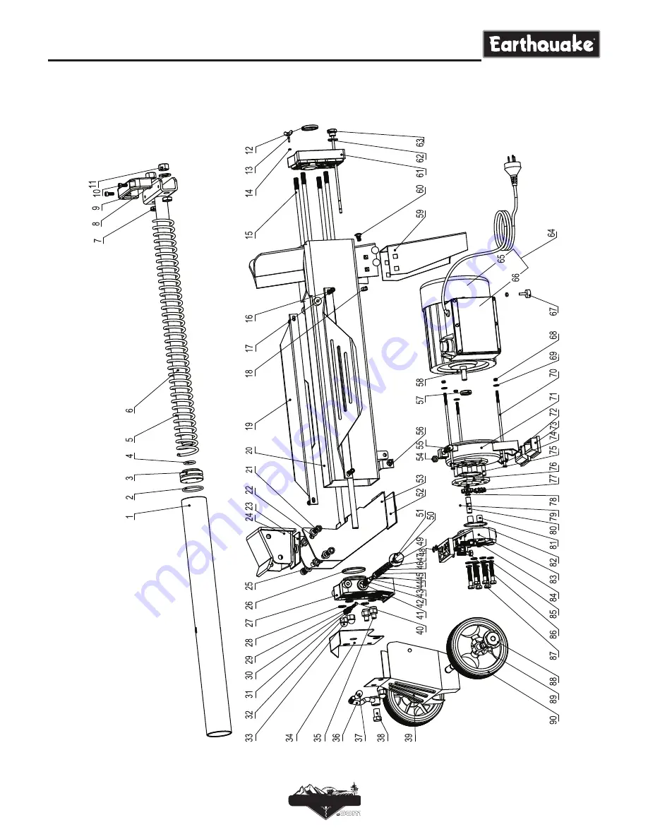 EarthQuake W1000 Operator'S Manual & Parts List Download Page 10