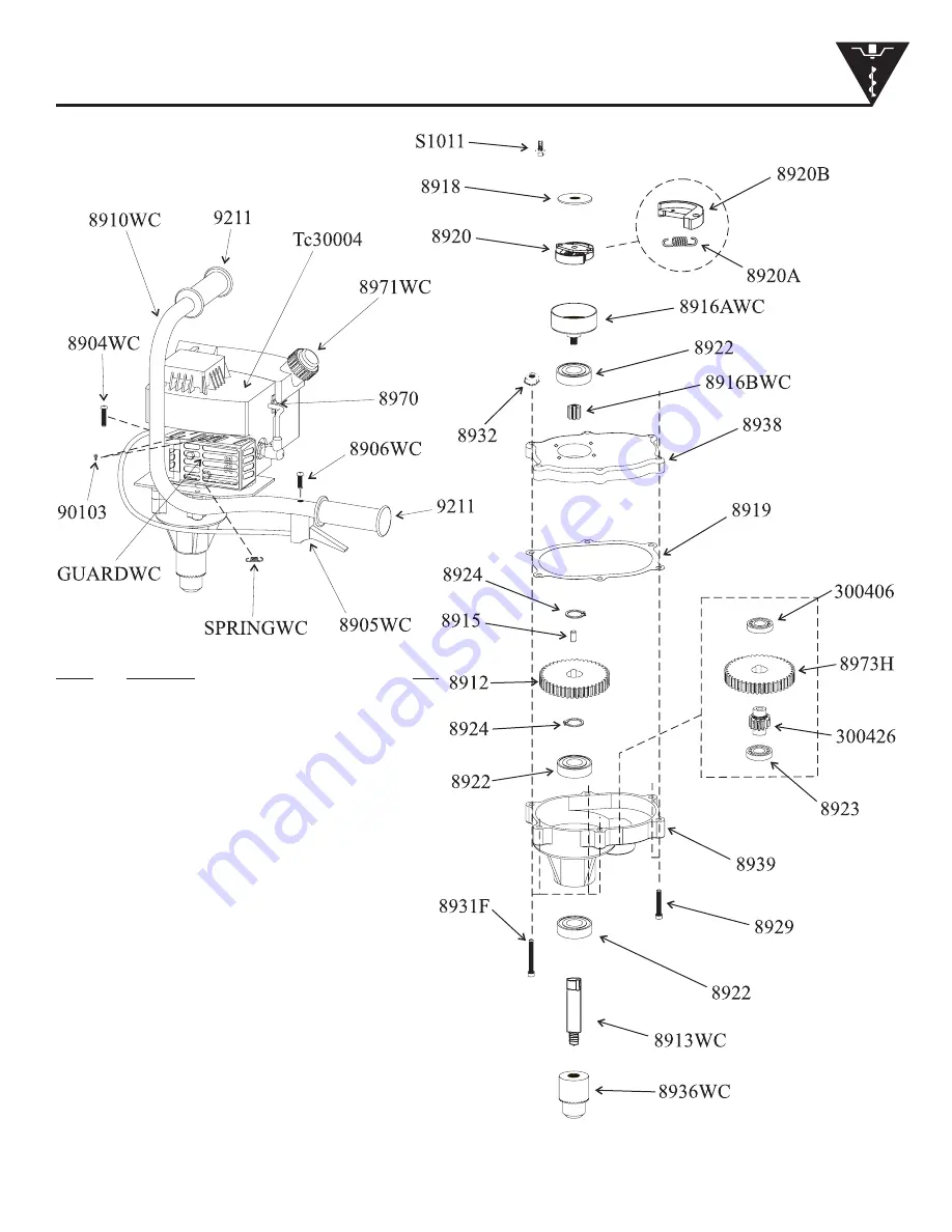 EarthQuake Woodchuck 8900WC Operator'S Manual Download Page 3