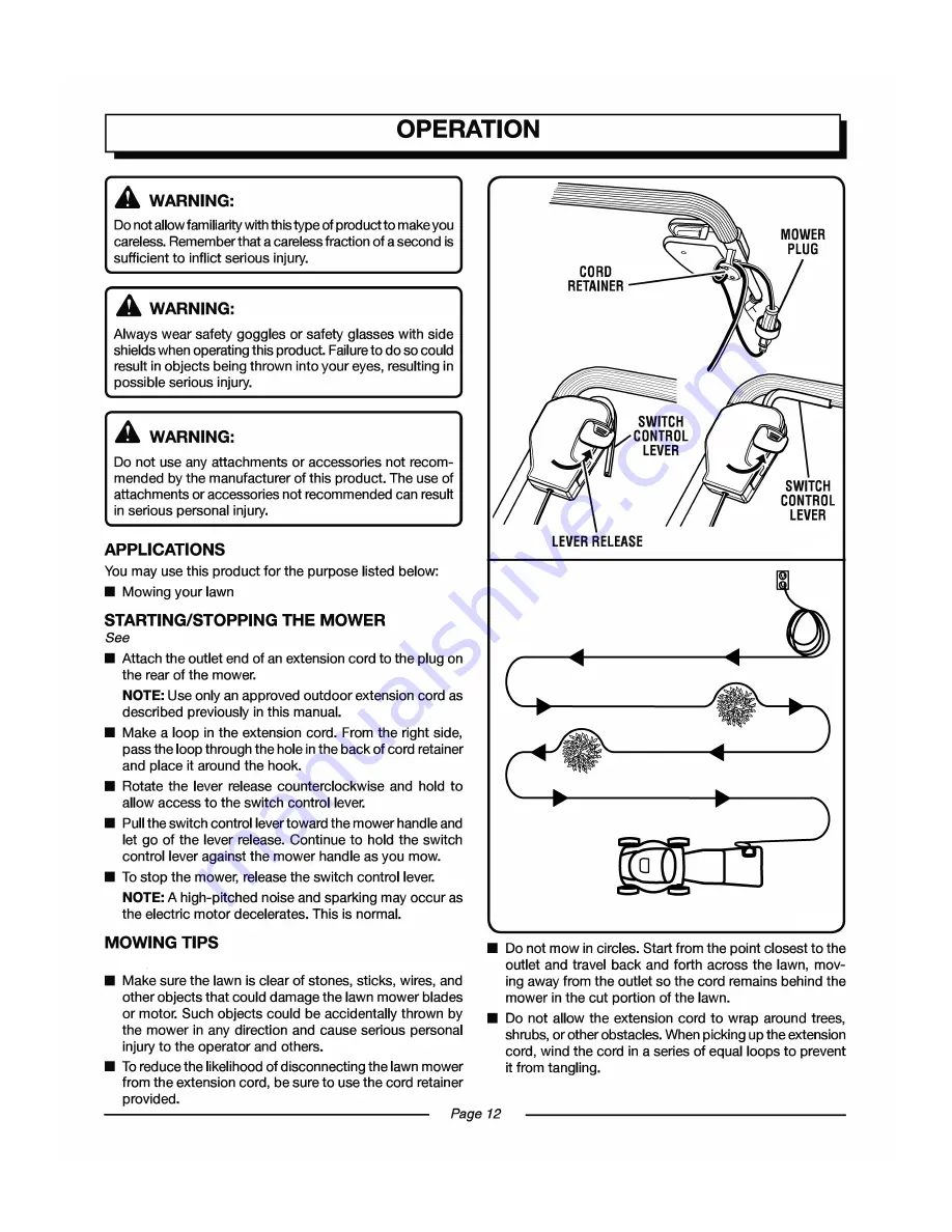 EarthWise 50214 Скачать руководство пользователя страница 13