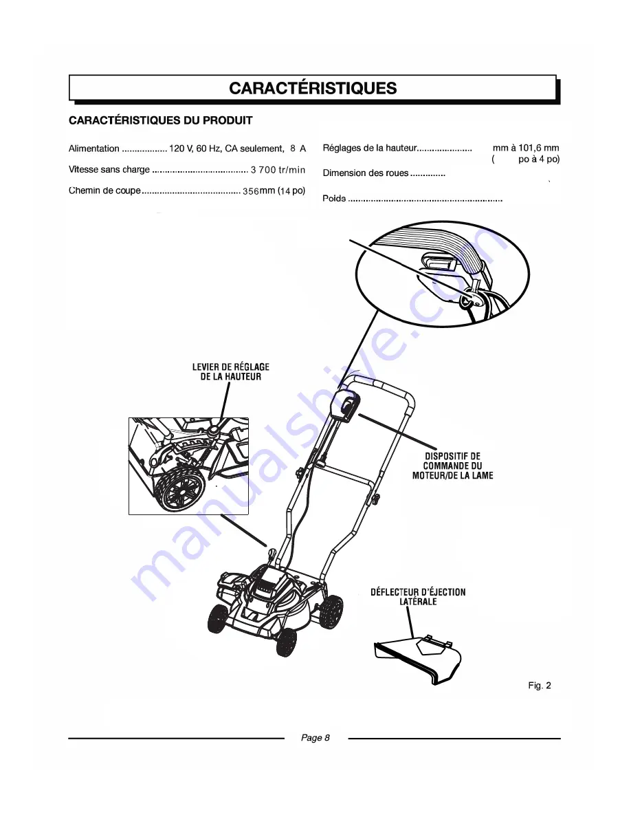 EarthWise 50214 Operator'S Manual Download Page 51