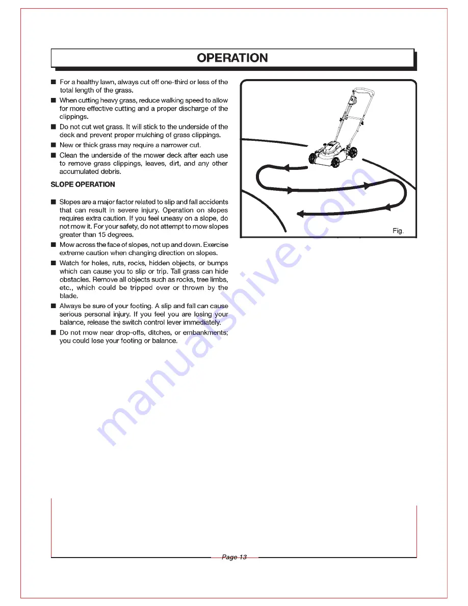 EarthWise 50518 Скачать руководство пользователя страница 13