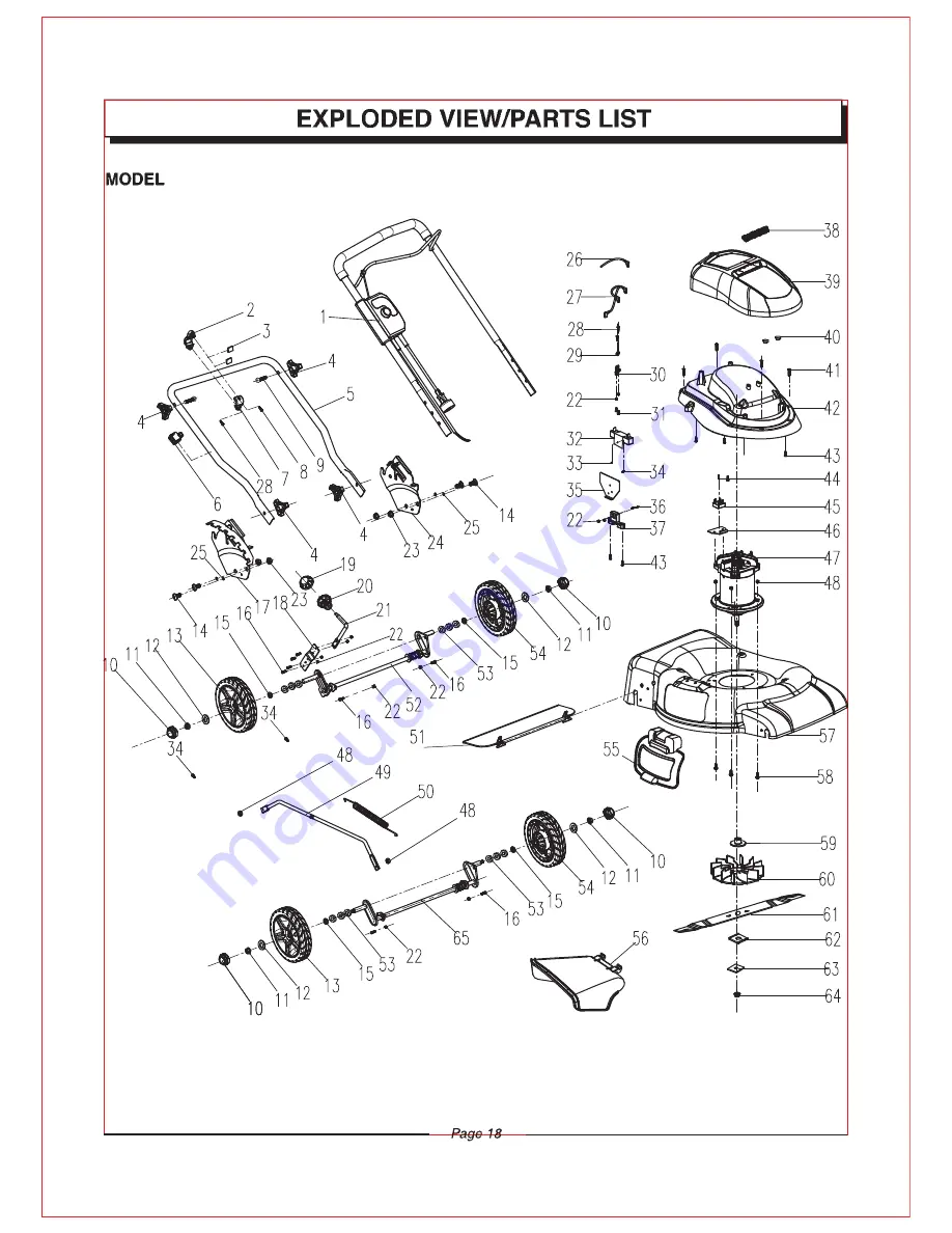 EarthWise 50518 Operator'S Manual Download Page 18