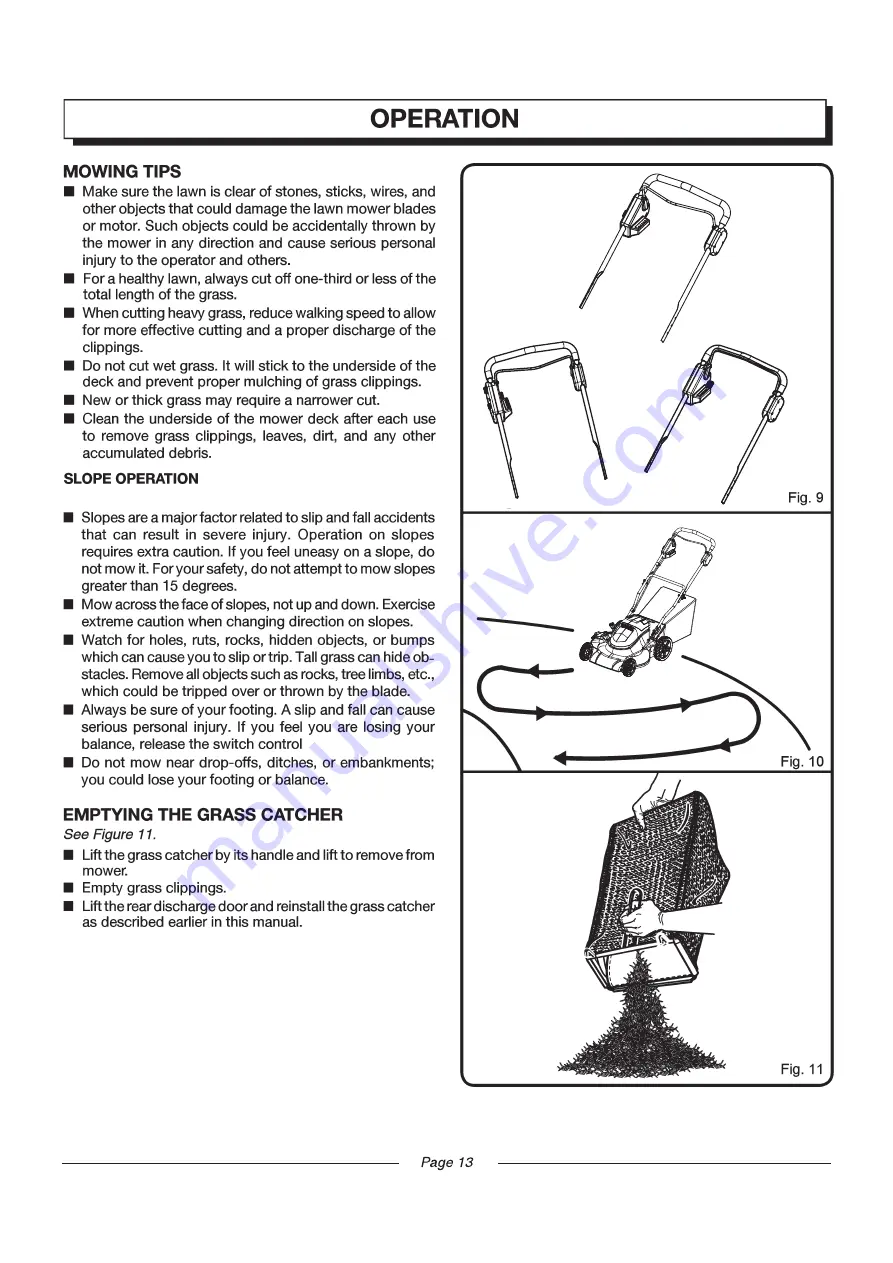 EarthWise 60220 Operator'S Manual Download Page 14