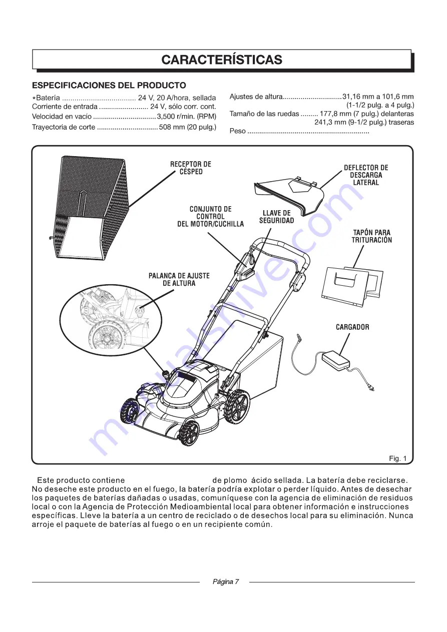 EarthWise 60220 Скачать руководство пользователя страница 28