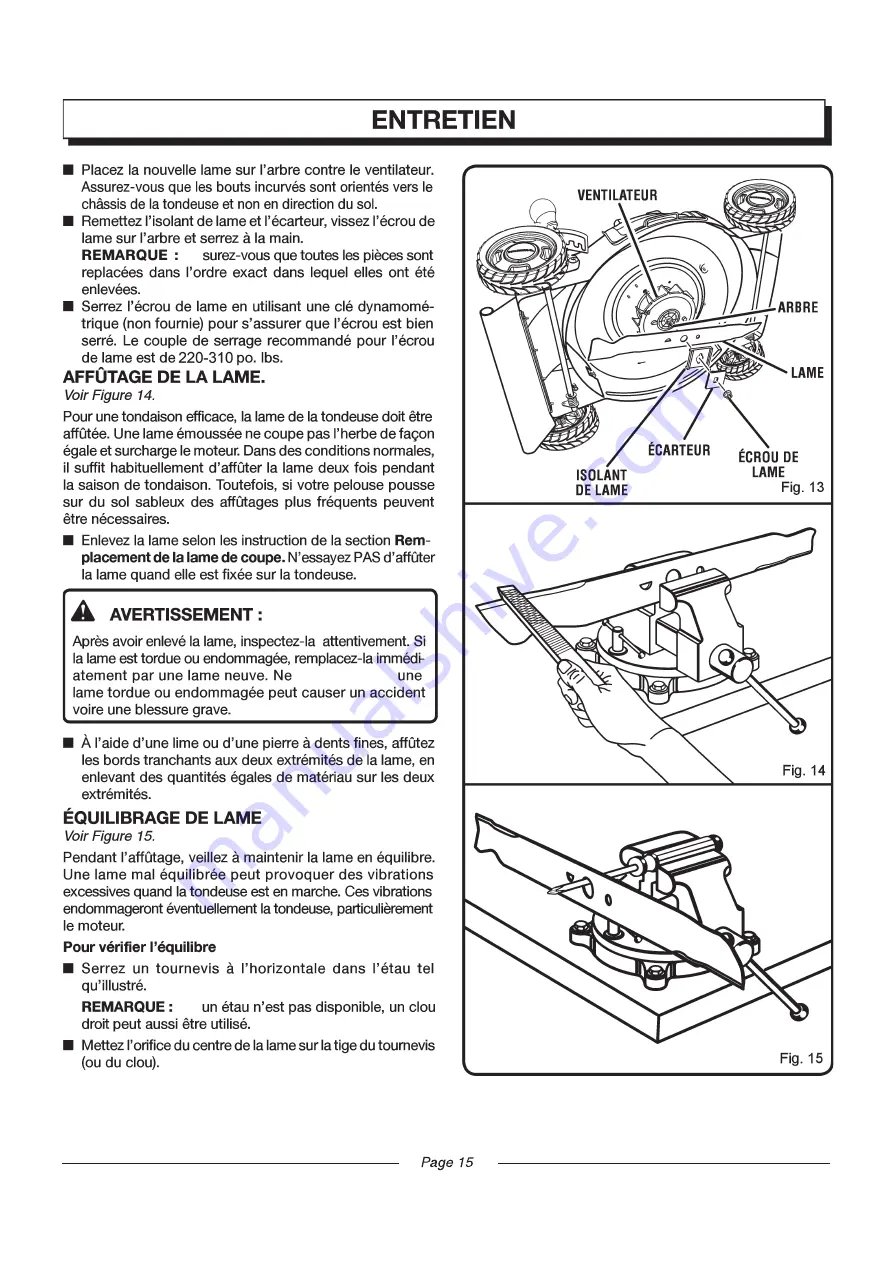 EarthWise 60220 Скачать руководство пользователя страница 56