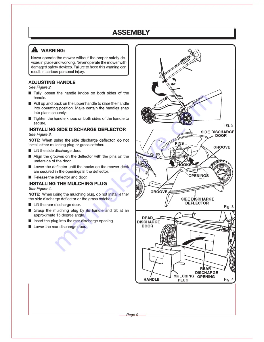 EarthWise 60318 Operator'S Manual Download Page 10