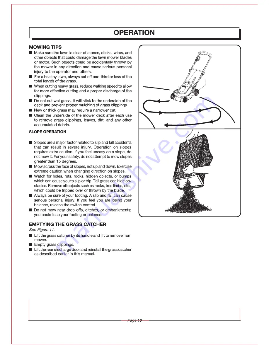 EarthWise 60318 Operator'S Manual Download Page 14