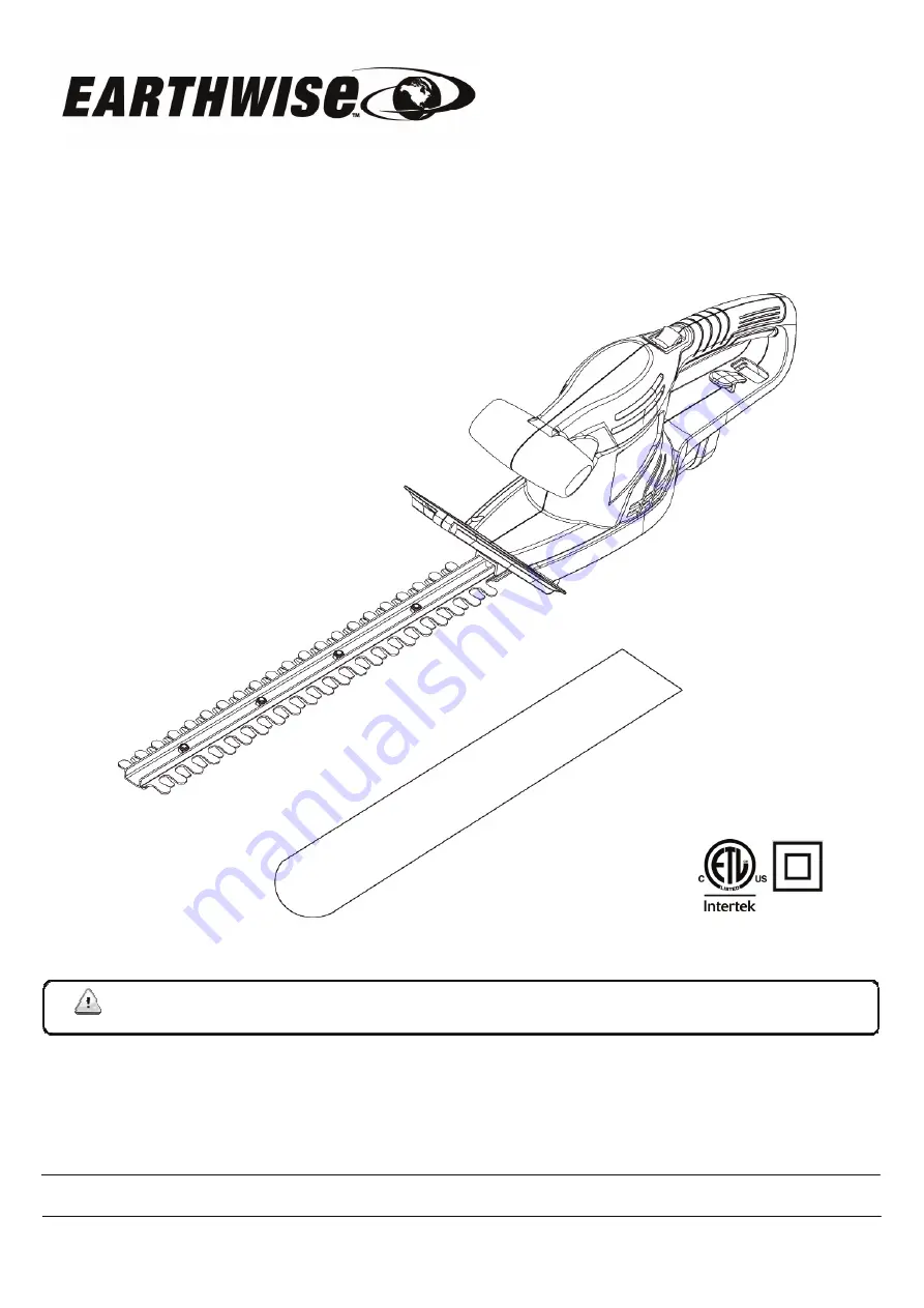 EarthWise HT10117 Скачать руководство пользователя страница 17