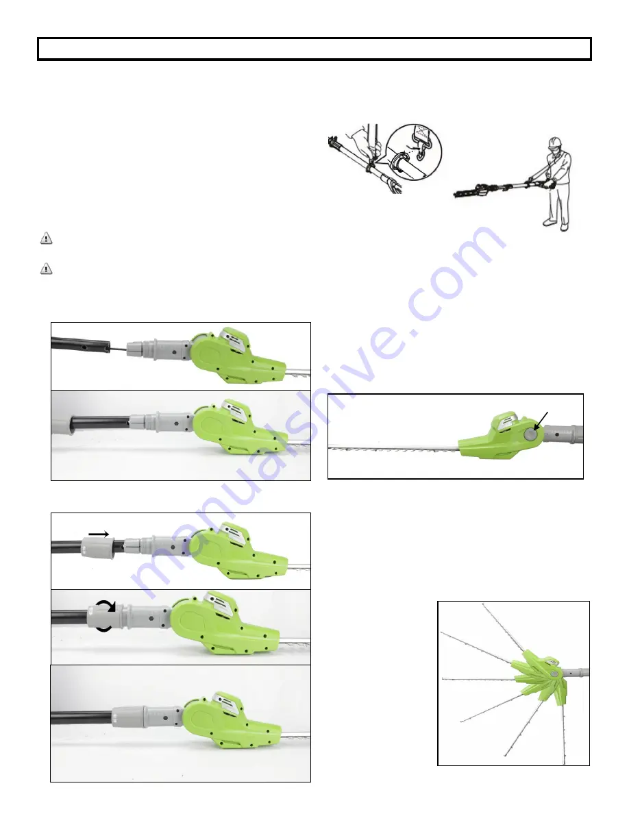 EarthWise LPHT12017 Operator'S Manual Download Page 11