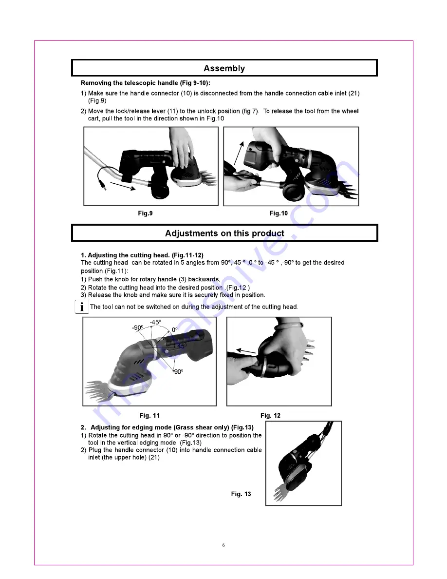 EarthWise M1E-LD-200M/7.2 Operator'S Manual Download Page 6