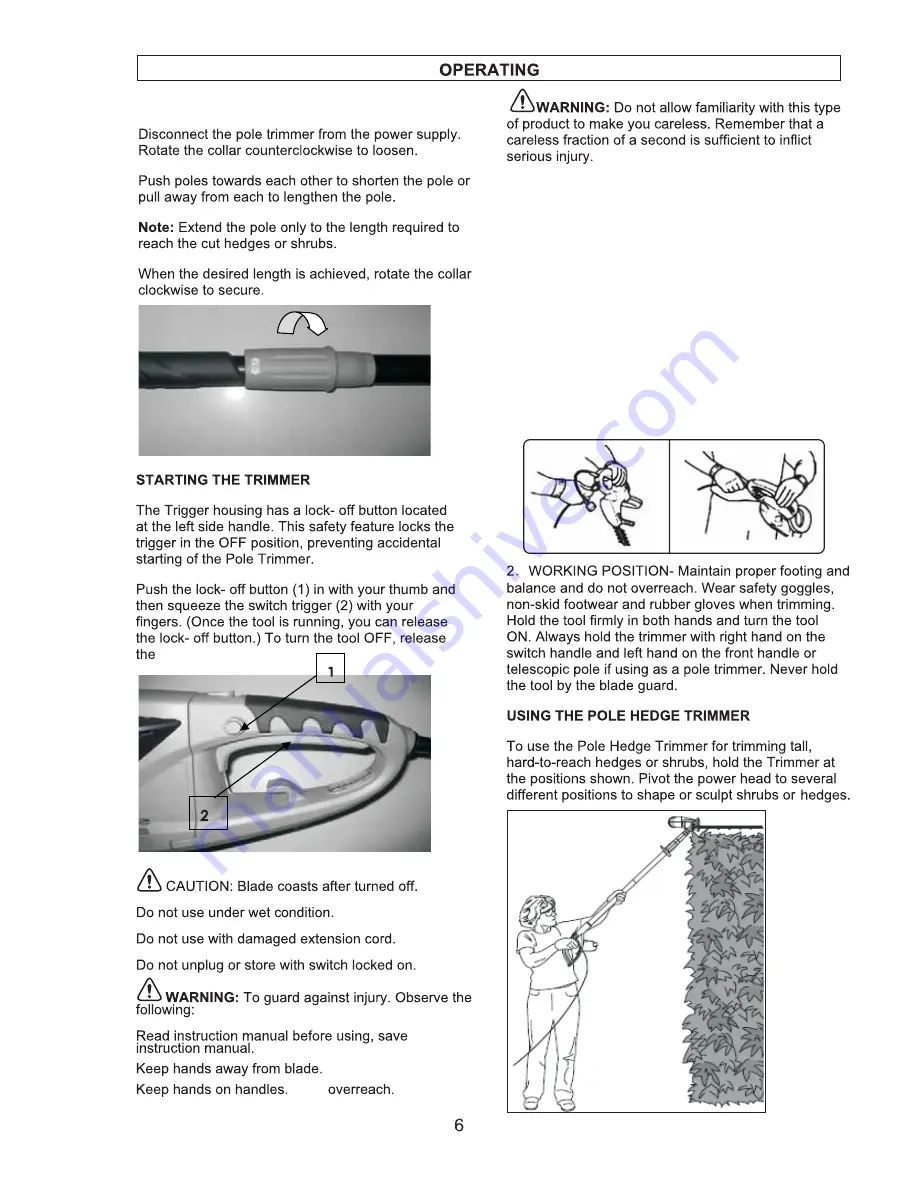 EarthWise PHT10118 Скачать руководство пользователя страница 6