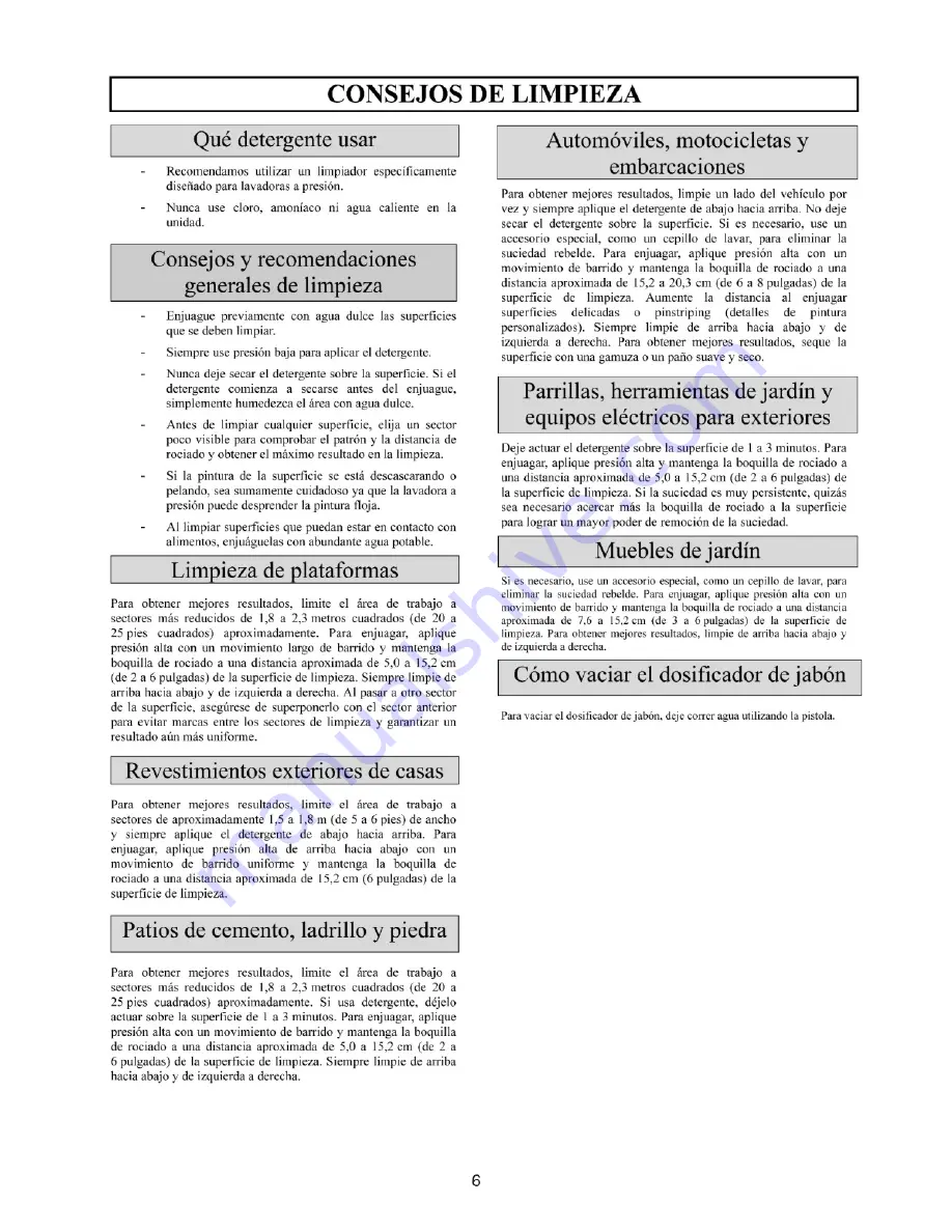 EarthWise PW16503 Operator'S Manual Download Page 14