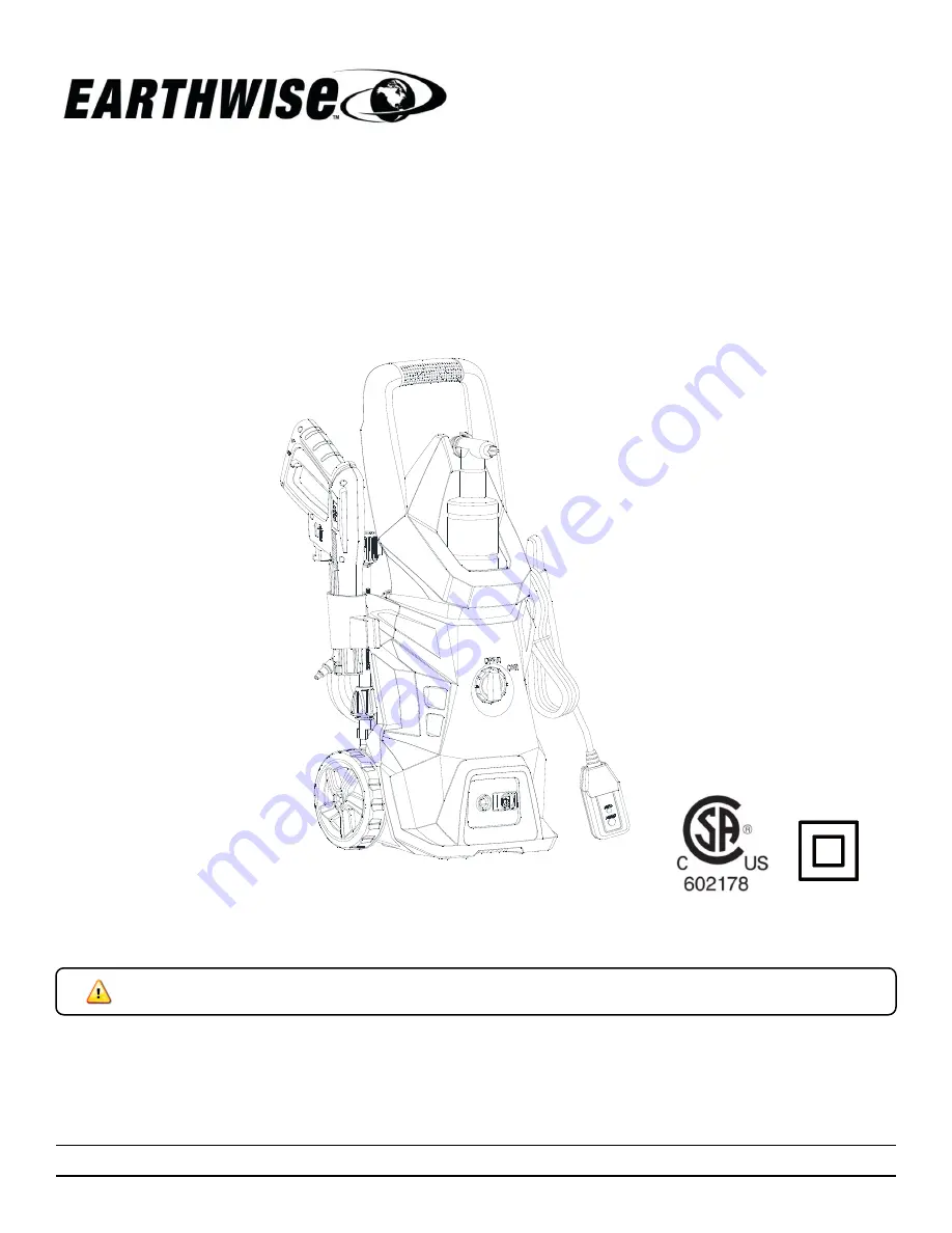 EarthWise PW190002 Скачать руководство пользователя страница 21