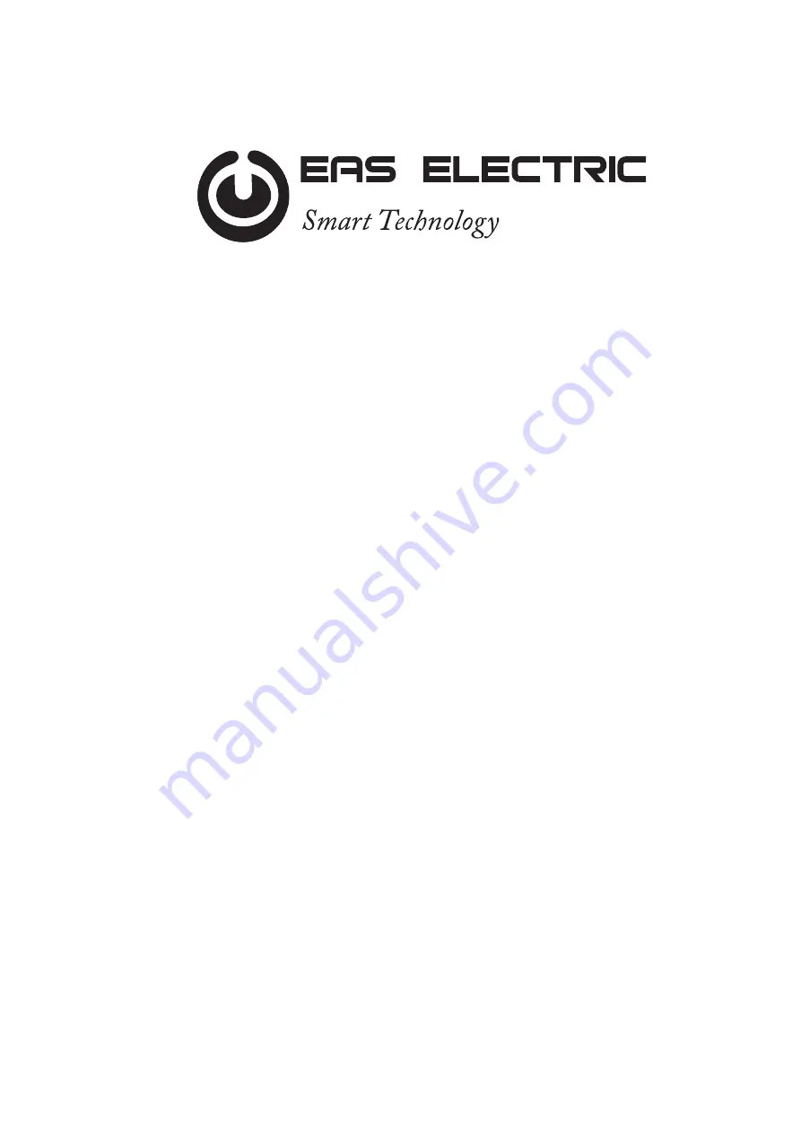 EAS Electric EMC2000SW Instruciton Manual Download Page 1