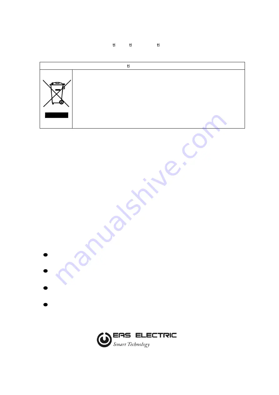 EAS Electric EMC2000SW Instruciton Manual Download Page 16