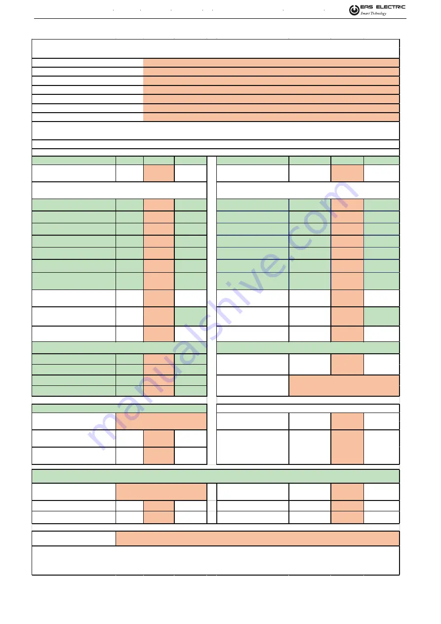 EAS Electric ETH-110VM Installation & Owner'S Manual Download Page 154