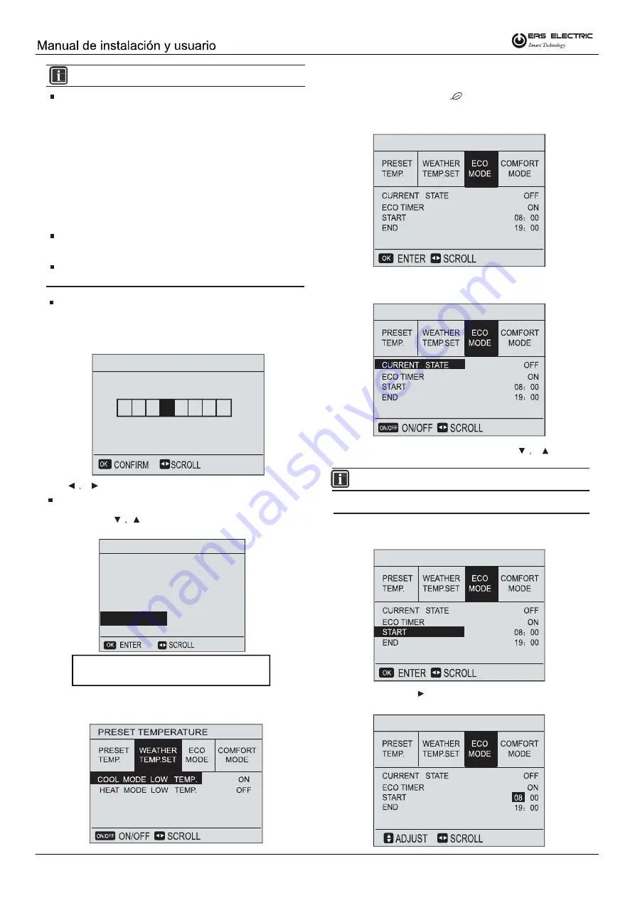 EAS Electric ETH-80VM Installation & Owner'S Manual Download Page 71