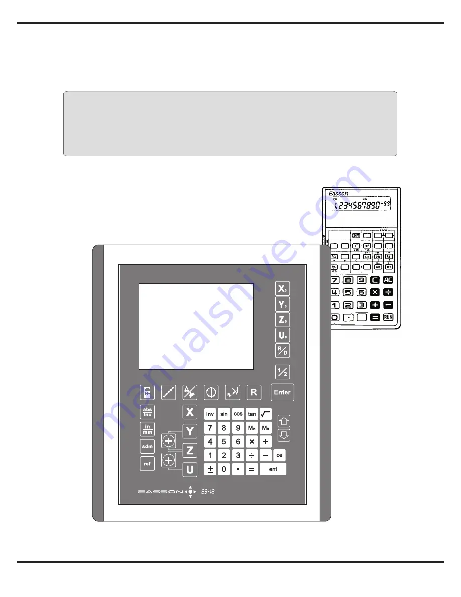 Easson ES-12 Operation Manuals Download Page 15