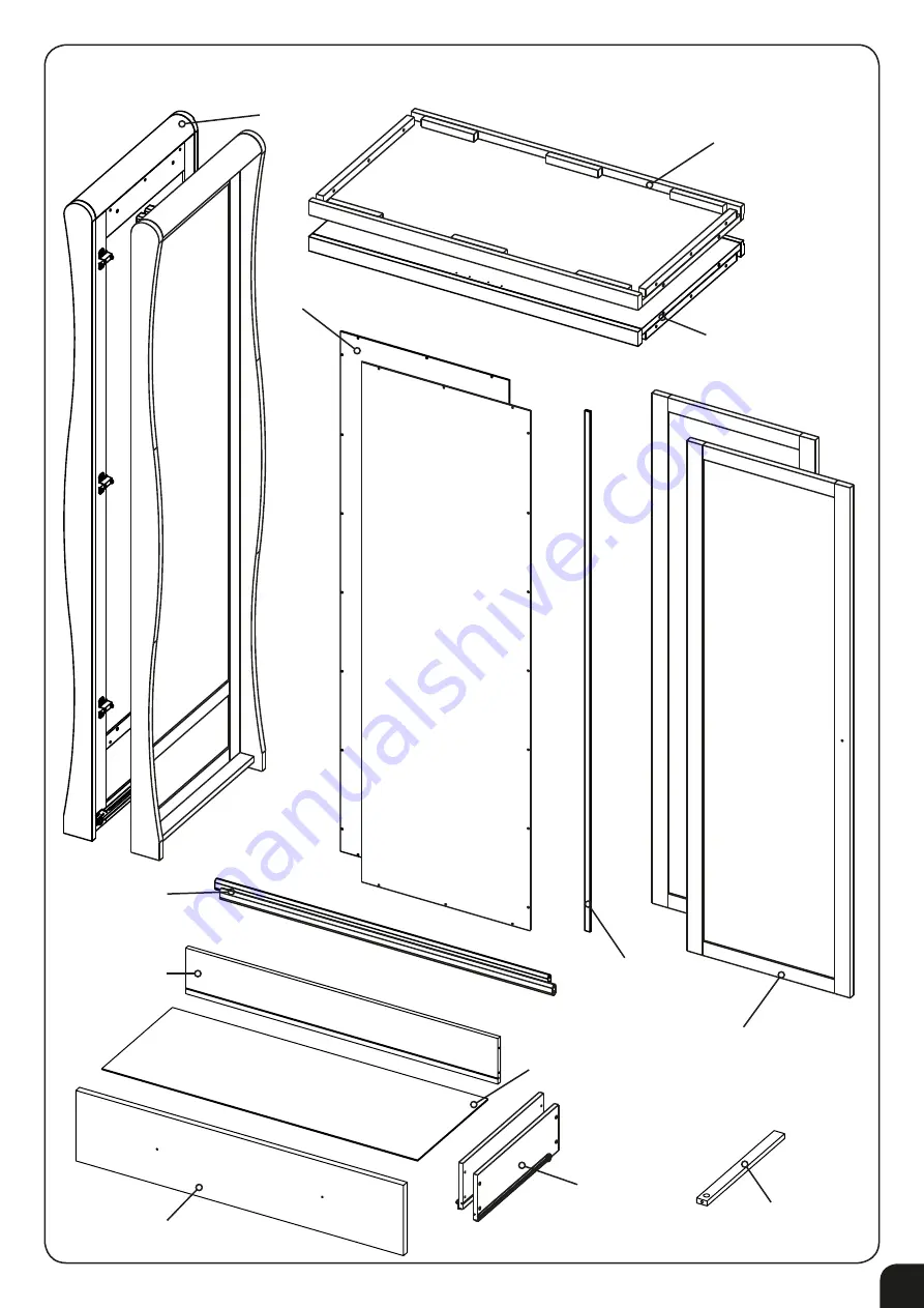 EAST COAST Nebraska Wardrobe Assembly And Care Instructions Download Page 3