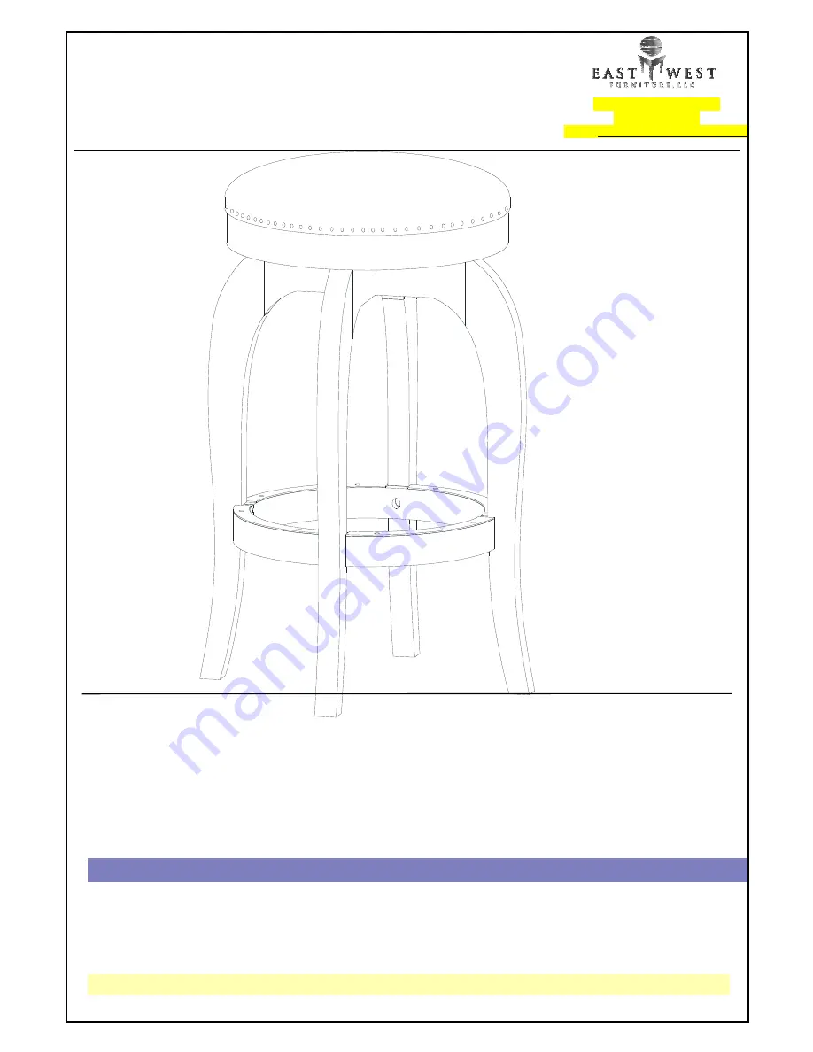 East West Furniture BFS030 Скачать руководство пользователя страница 1