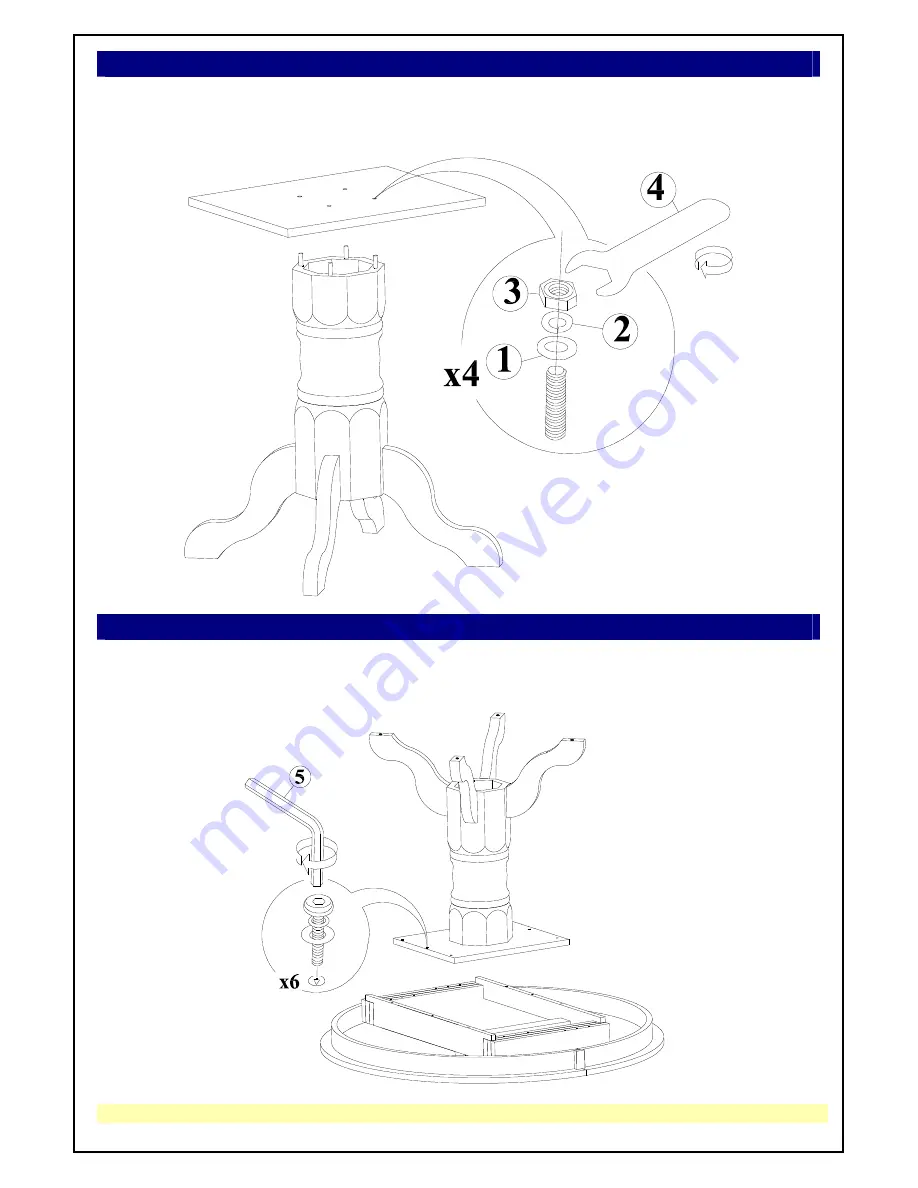 East West Furniture Kenley Assembly Instructions Download Page 4