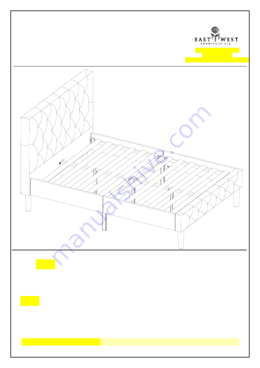 East West Furniture NLF Скачать руководство пользователя страница 1