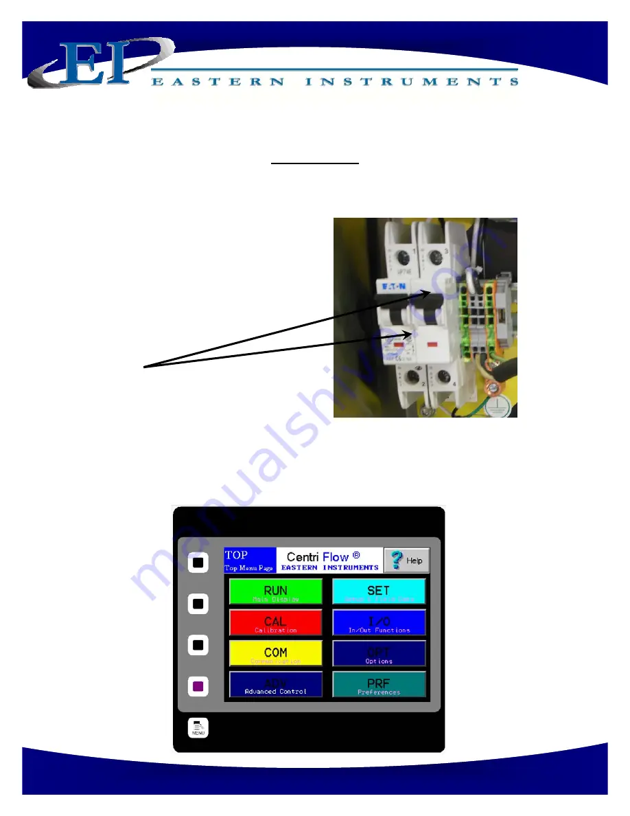 EASTERN INSTRUMENTS CENTRIFEEDER ELECTRONICS Скачать руководство пользователя страница 19