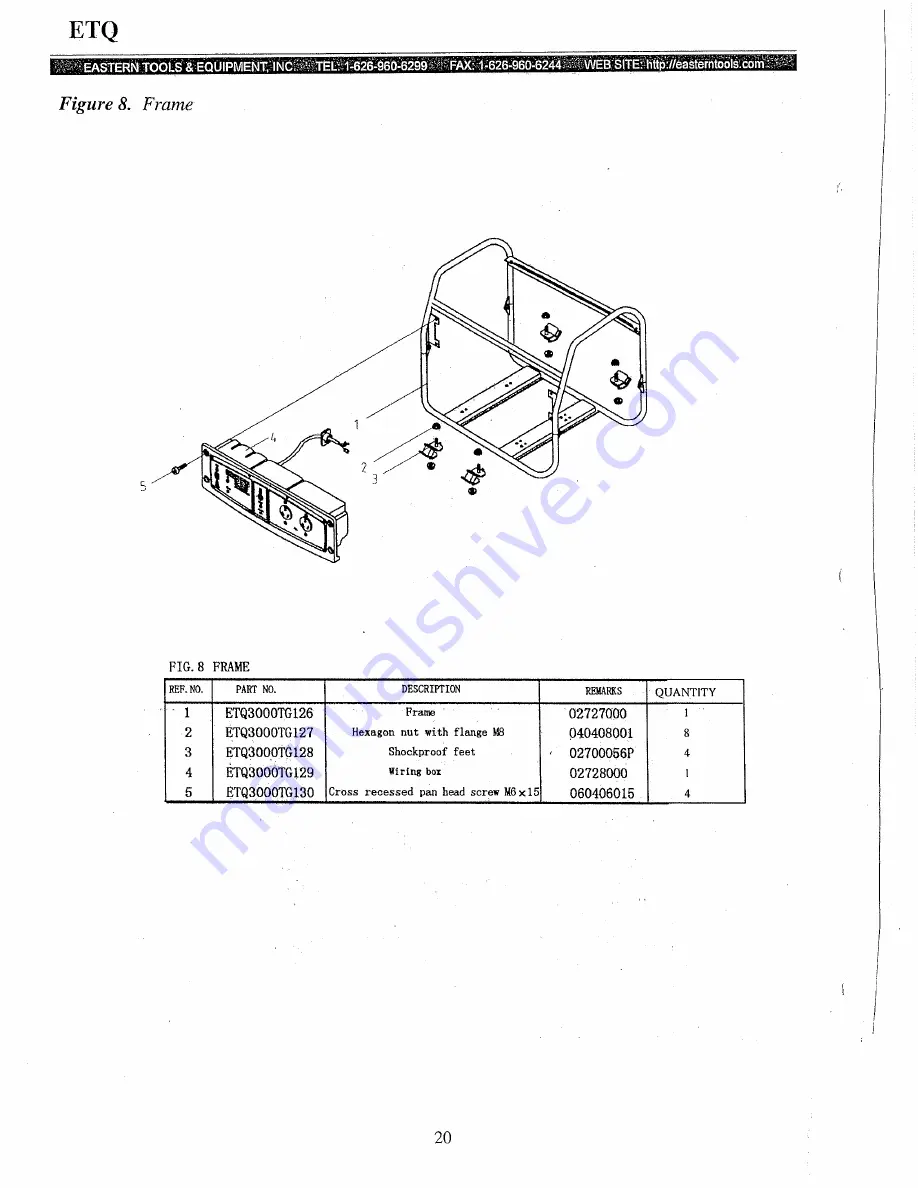 Eastern Tools & Equipment TG3000 Скачать руководство пользователя страница 24