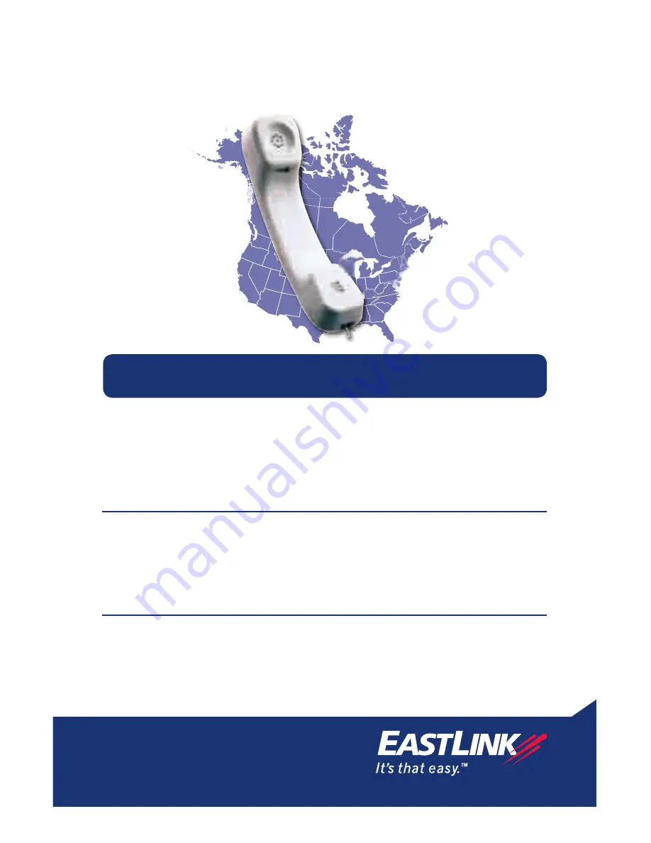 EastLink Telephone Customer Manual Download Page 2