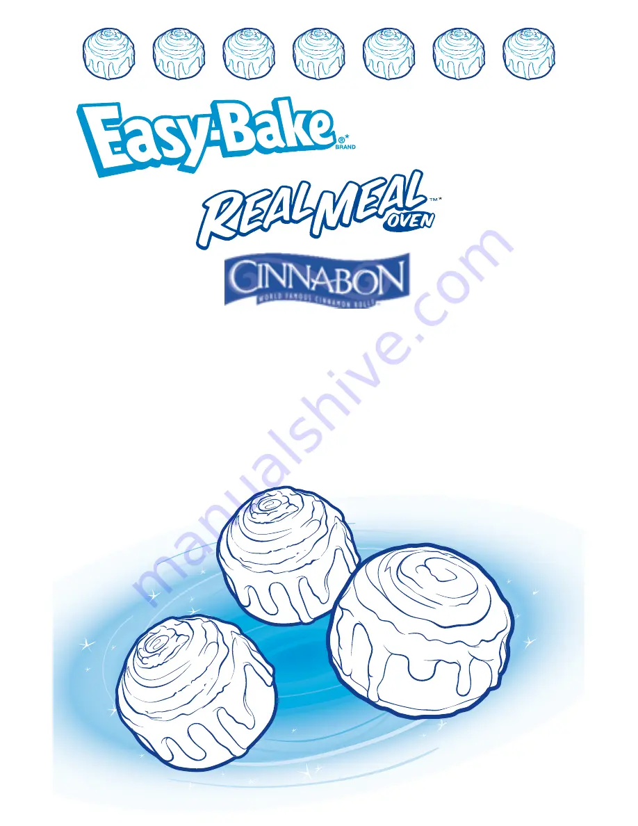 Easy-Bake 65549/65705 Cooking Manual Download Page 1