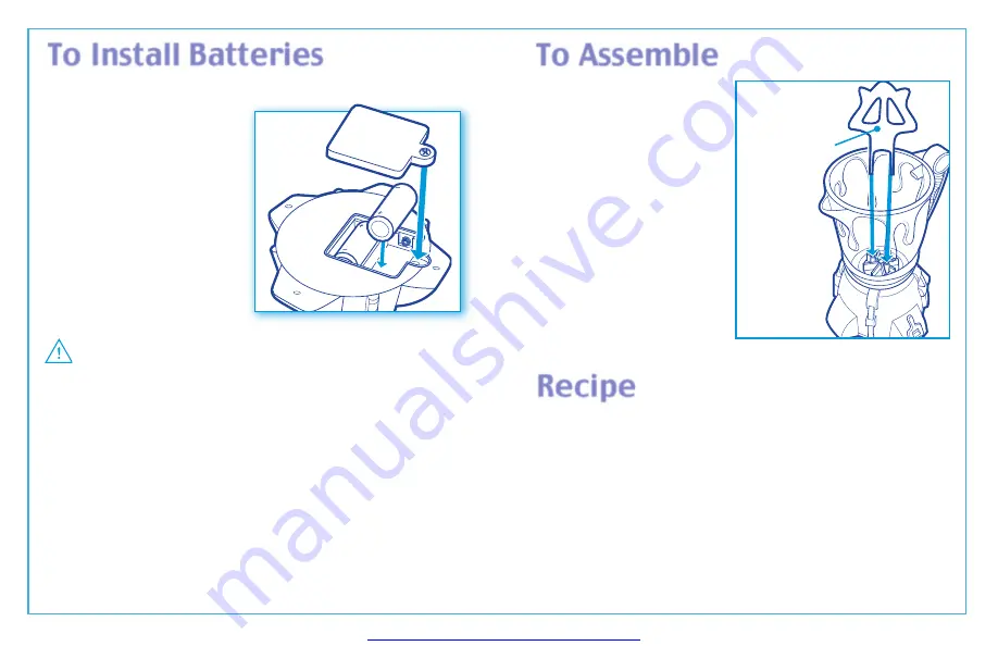 Easy-Bake REAL MEAL OVEN 30082 Quick Start Manual Download Page 2