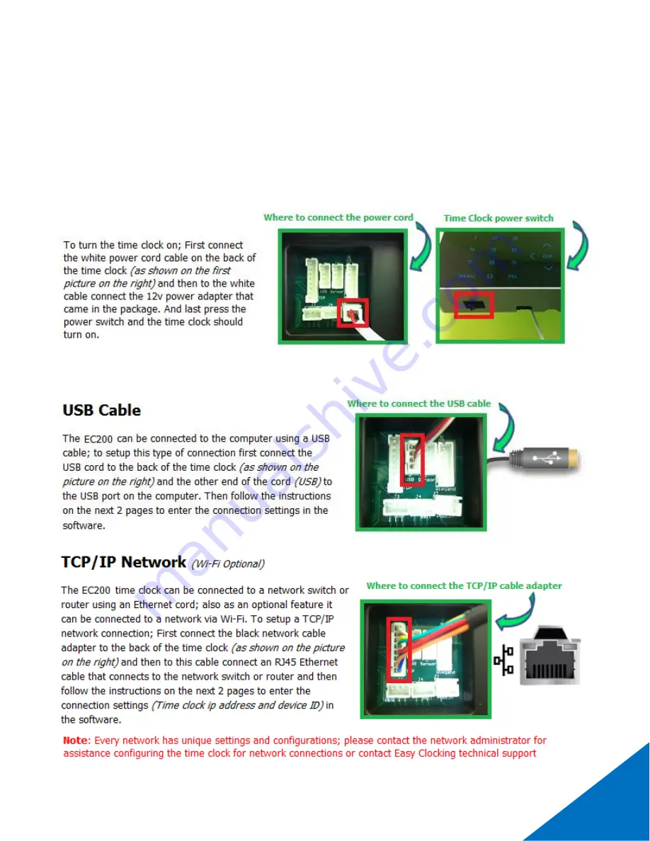 Easy Clocking EC 200 Basic Software Setup Manual Download Page 5