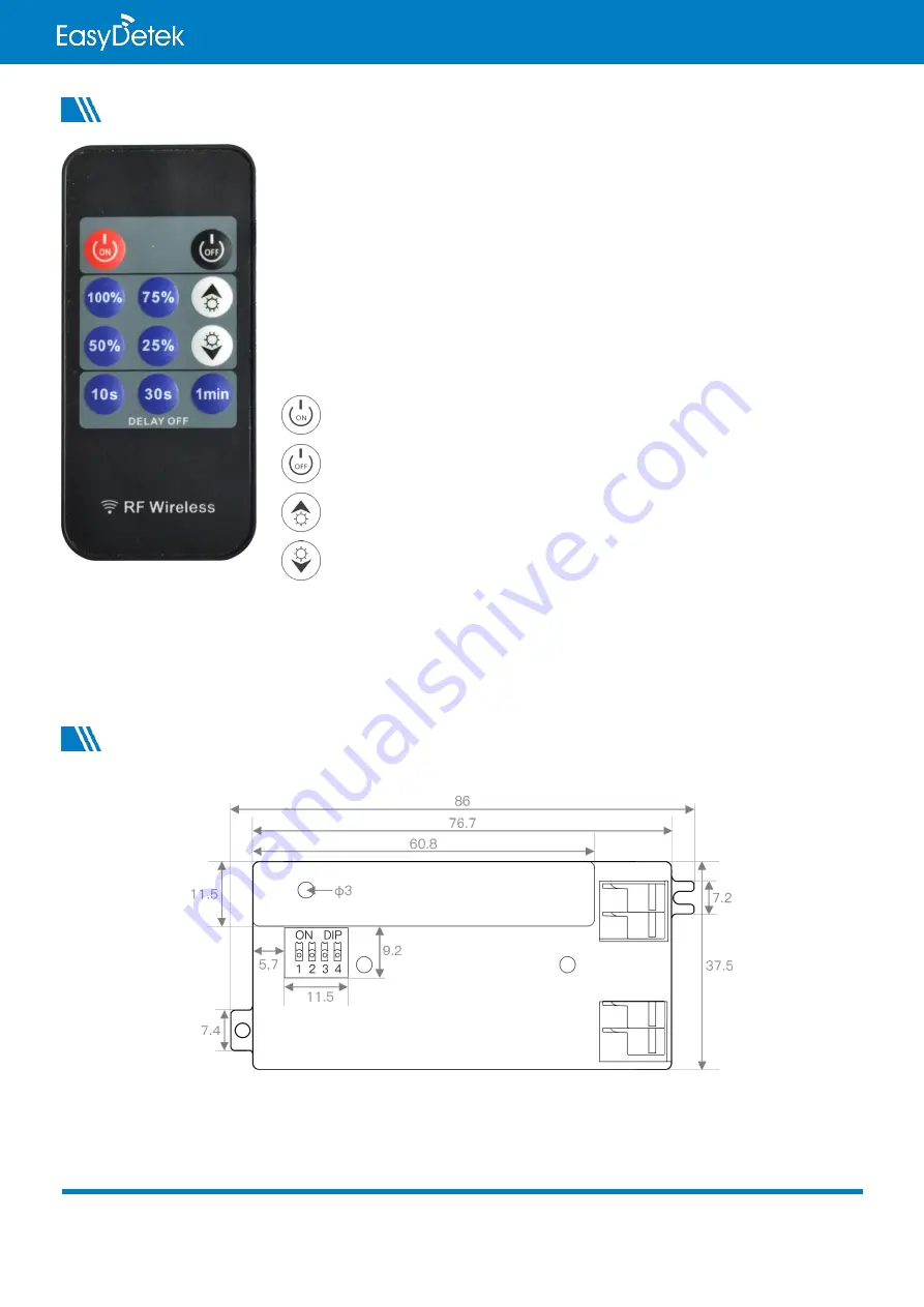 EasyDetek EDC212S Quick Start Manual Download Page 6