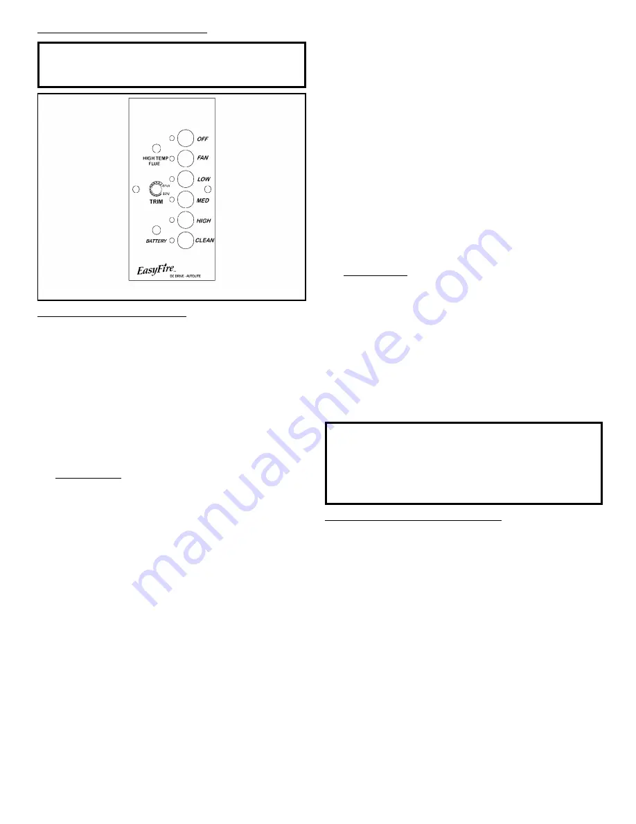 EasyFire EF5001C-AL Installation & Operating Instructions Manual Download Page 6