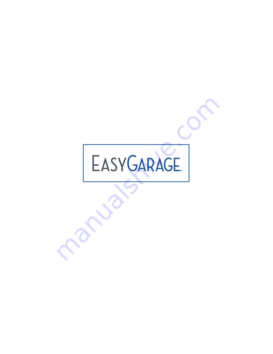 EasyGarage 30 inch WIDE TALL CABINET WITH DOORS/3... Installation Instructions Manual Download Page 1